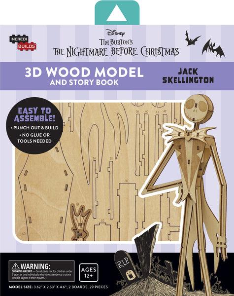 insight editions IncrediBuilds: Nightmare Before Christmas: Jack Skellington 3D Wood Mo – Insight Editions