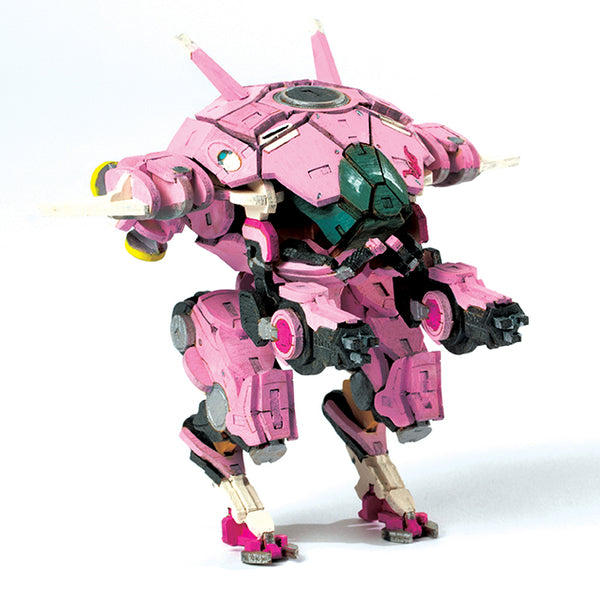 Insight Editions IncrediBuilds: Overwatch: D.Va's MEKA 3D Wood Model And Poster – Insight Editions