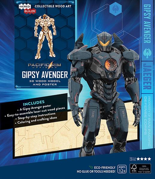 insight editions IncrediBuilds: Pacific Rim Uprising: Gipsy Avenger 3D Wood Model and P – Insight Editions