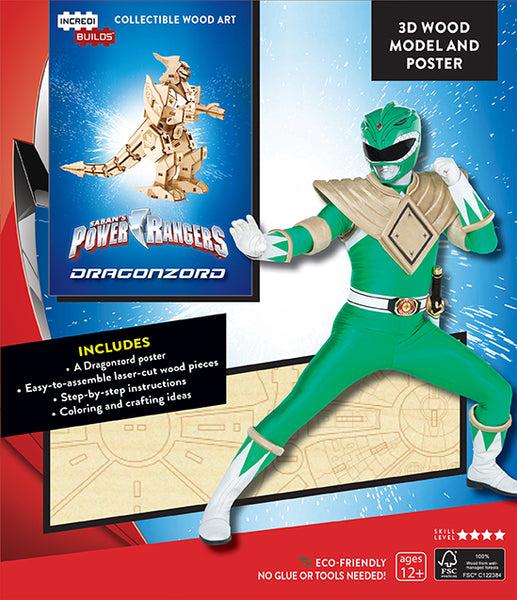 insight editions IncrediBuilds: Power Rangers: Dragonzord 3D Wood Model and Poster – Insight Editions