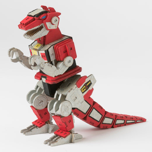 Insight Editions IncrediBuilds: Power Rangers: T-Rex Dinozord 3D Wood Model And Poster – Insight Editions