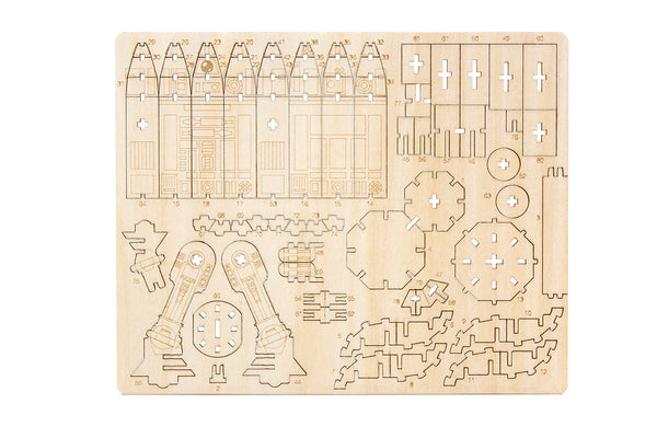 Insight Editions IncrediBuilds: Star Wars: R2-D2 3D Wood Model And Book – Insight Editions