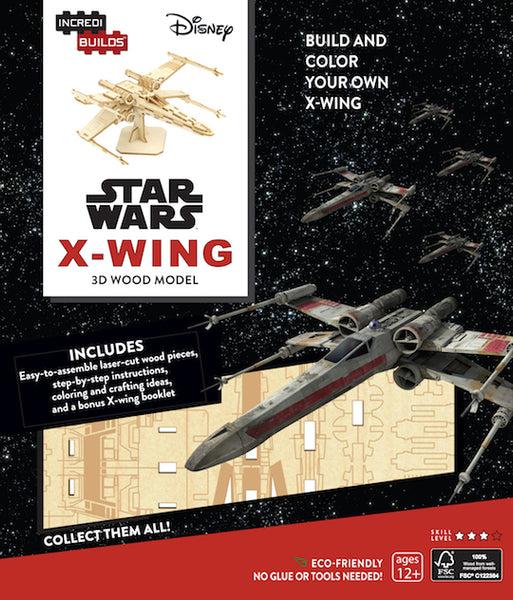 insight editions IncrediBuilds: Star Wars: X-Wing 3D Wood Model – Insight Editions