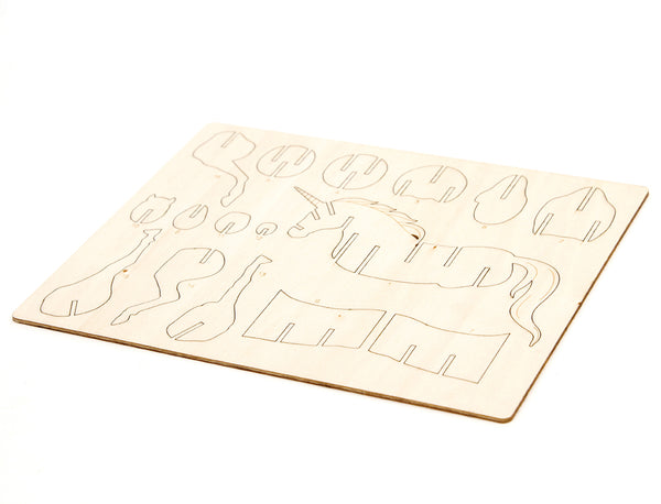 Insight Editions IncrediBuilds: Unicorn Book And 3D Wood Model – Insight Editions