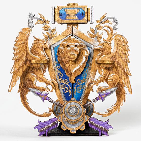 Insight Editions Incredibuilds: World Of Warcraft: Alliance 3D Wood Model And Poster – Insight Editions