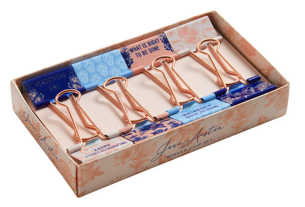 insight editions Jane Austen: Floral Patterns Binder Clips (Set of 8) – Insight Editions