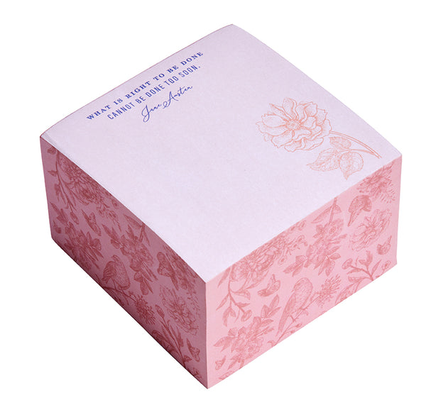 insight editions Jane Austen: What Is Right To Be Done Memo Cube – Insight Editions