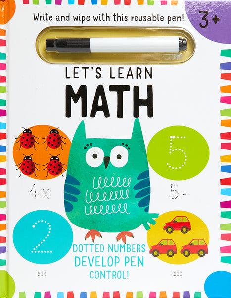 insight editions Let's Learn: First Math Skills (Write and Wipe) – Insight Editions