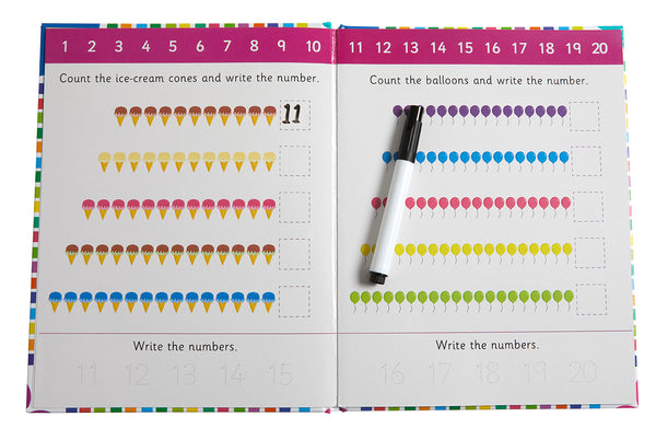 Insight Editions Let's Learn: First Number Skills (Write And Wipe) – Insight Editions
