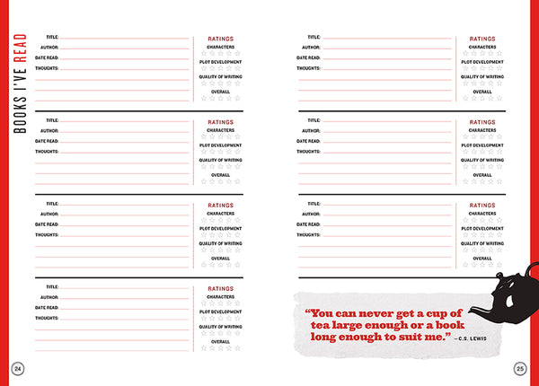 Insight Editions Mental Floss: The Curious Reader Journal For Book Lovers – Insight Editions