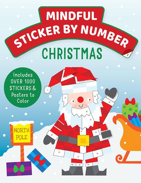insight editions Mindful Sticker By Number: Christmas – Insight Editions