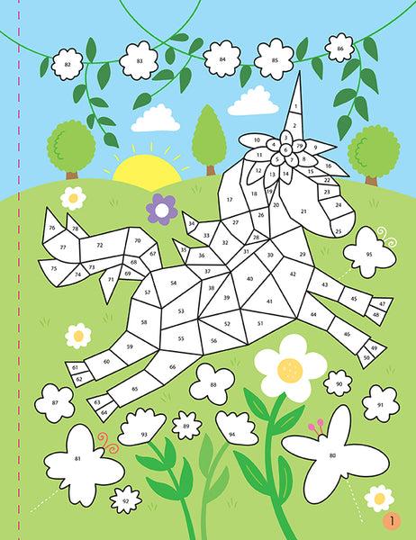 Insight Editions Mindful Sticker By Number: Unicorns – Insight Editions