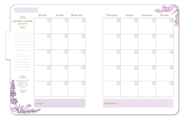 Insight Editions Mindfulness 12-Month Undated Planner – Insight Editions