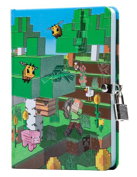 insight editions Minecraft: Mobs Glow-in-the-Dark Lock & Key Diary – Insight Editions