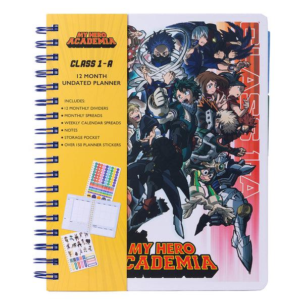 insight editions My Hero Academia: Class 1-A 12-Month Undated Planner – Insight Editions