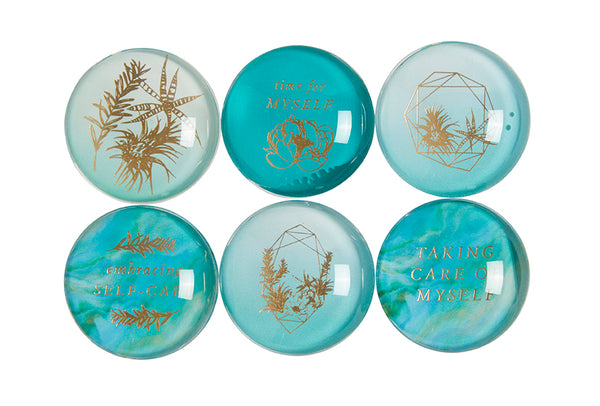 Insight Editions Self-Care Glass Magnet Set (Set Of 6) – Insight Editions