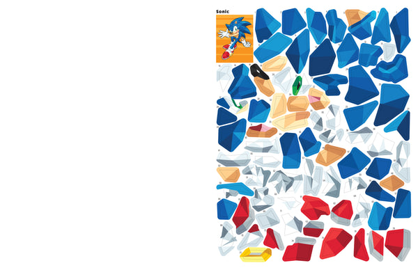 Insight Editions Sonic The Hedgehog: The Official Color By Sticker Book – Insight Editions