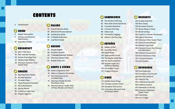 Insight Editions Sonic The Hedgehog: The Official Cookbook – Insight Editions