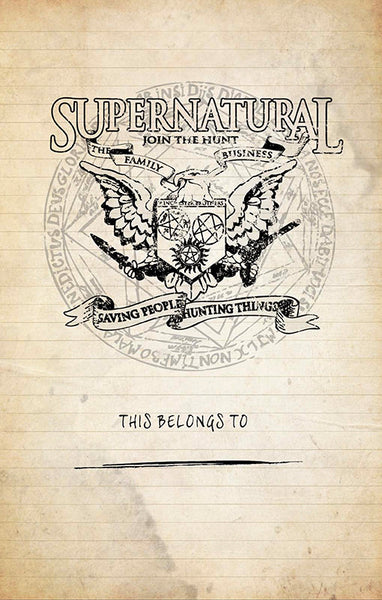 Insight Editions Supernatural: Join The Hunt Hardcover Journal – Insight Editions