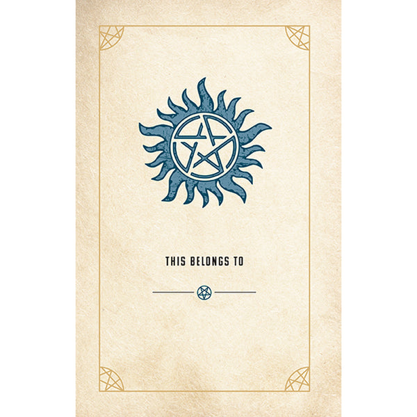Insight Editions Supernatural Tarot Journal – Insight Editions