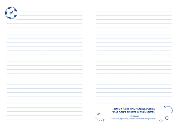 Insight Editions Ted Lasso: Believe Hardcover Journal – Insight Editions