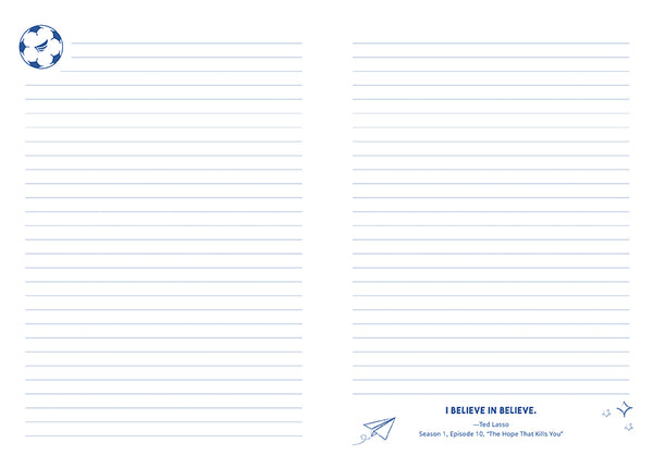 Insight Editions Ted Lasso: Believe Hardcover Journal – Insight Editions