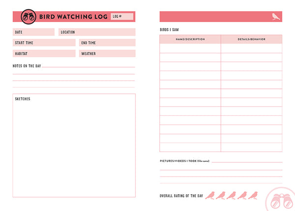 Insight Editions The Bird Watcher's Journal – Insight Editions