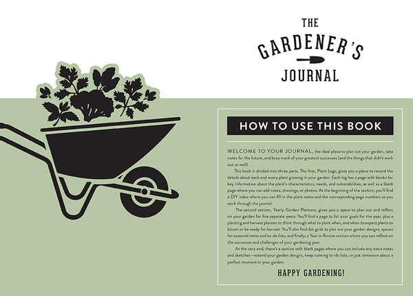 Insight Editions The Gardener's Journal – Insight Editions