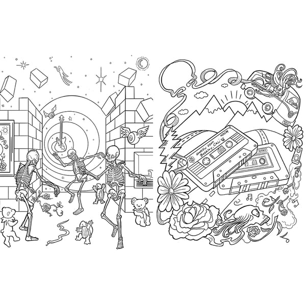 Insight Editions The Official Coloring Book Of Grateful Dead – Insight Editions