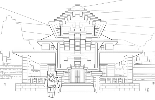 Insight Editions The Official Minecraft Coloring Adventure Book – Insight Editions