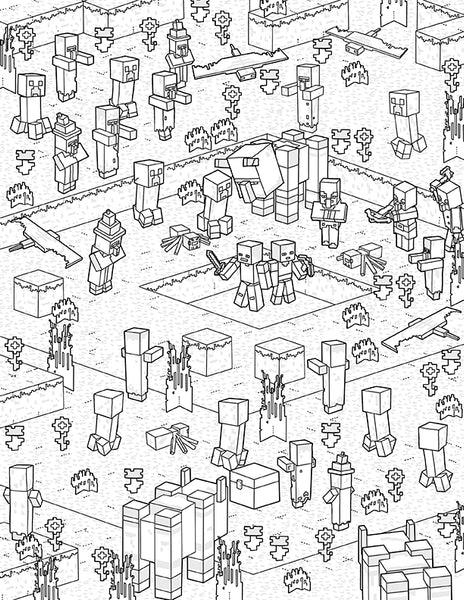 Insight Editions The Official Minecraft Coloring Book – Insight Editions