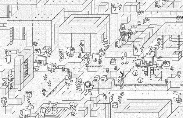Insight Editions The Official Minecraft Coloring Book – Insight Editions