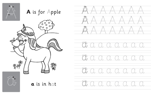 Insight Editions Trace & Learn Handwriting Practice: Unicorn – Insight Editions