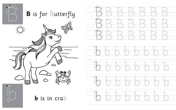 Insight Editions Trace & Learn Handwriting Practice: Unicorn – Insight Editions