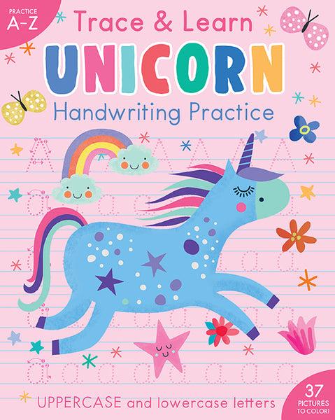 insight editions Trace & Learn Handwriting Practice: Unicorn – Insight Editions