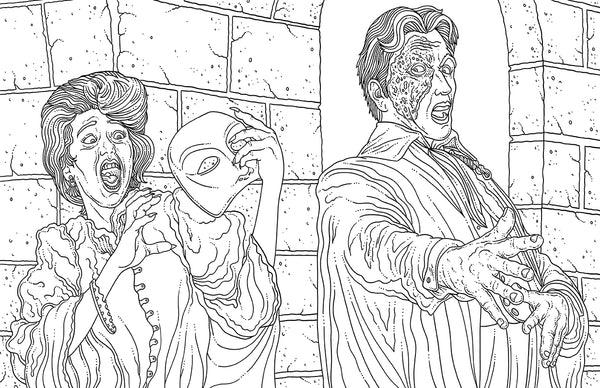 Insight Editions Universal Monsters: The Official Coloring Book – Insight Editions