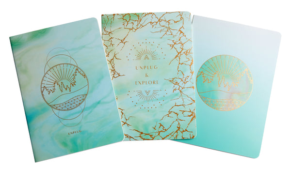 Insight Editions Unplug Sewn Notebook Collection (Set Of 3) – Insight Editions