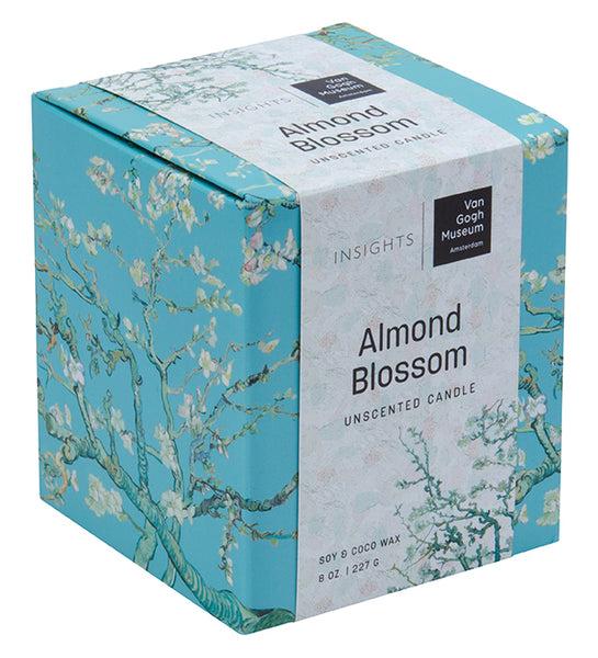 Insight Editions Van Gogh Almond Blossom Unscented Glass Candle – Insight Editions