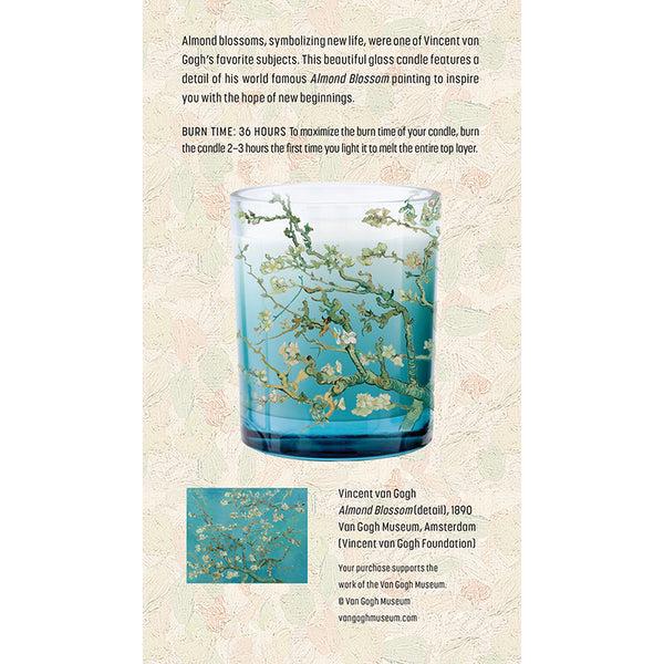 Insight Editions Van Gogh Almond Blossom Unscented Glass Candle – Insight Editions