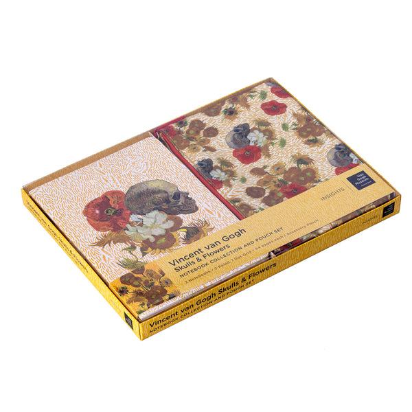 insight editions Van Gogh Skulls and Flowers Notebook Collection and Pouch Set – Insight Editions
