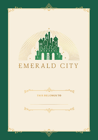 Insight Editions Wicked: Emerald City Journal With Ribbon Charm – Insight Editions