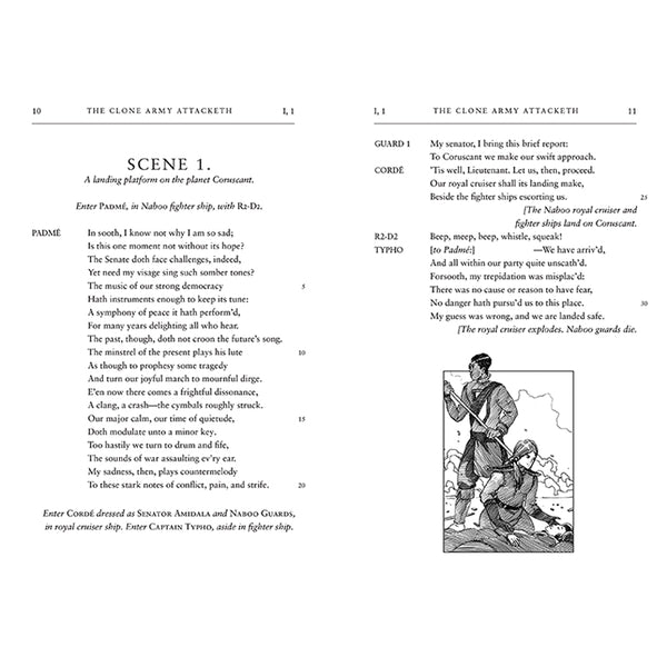 Insight Editions William Shakespeare's The Clone Army Attacketh: Star Wars Part The Sec – Insight Editions