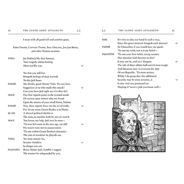 Insight Editions William Shakespeare's The Clone Army Attacketh: Star Wars Part The Sec – Insight Editions