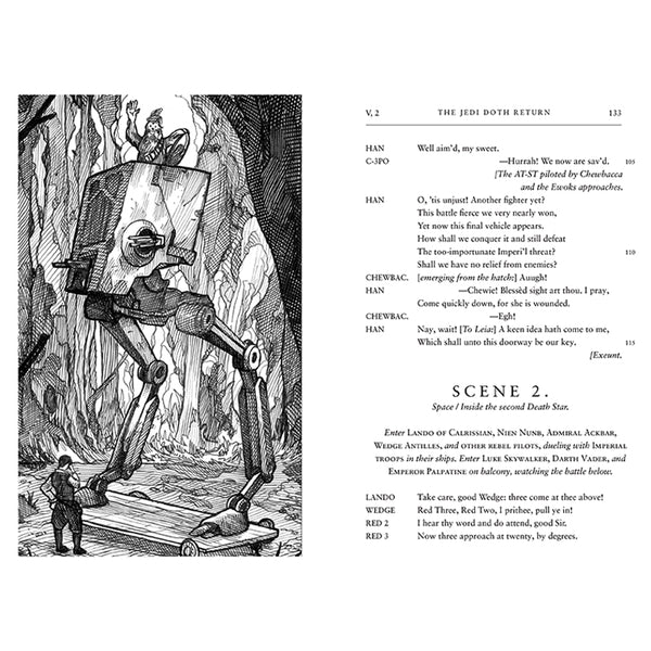 Insight Editions William Shakespeare's The Jedi Doth Return: Star Wars Part The Sixth – Insight Editions