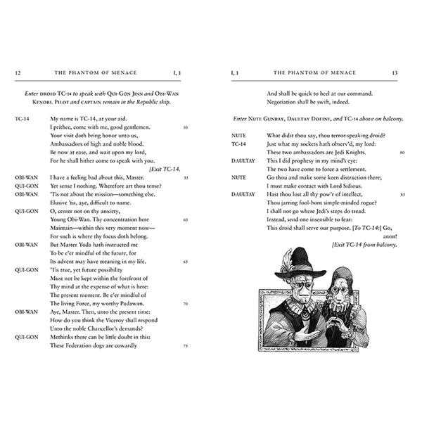 Insight Editions William Shakespeare's The Phantom Of Menace: Star Wars Part The First – Insight Editions