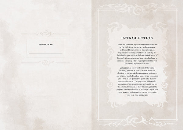 Insight Editions World Of Warcraft: Legion Hardcover Blank Sketchbook – Insight Editions