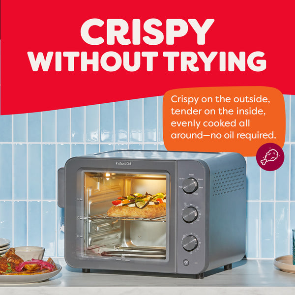 Instant Pot ® 4-Slice InstantHeat™ Mini Air Fryer Toaster Oven Truffle