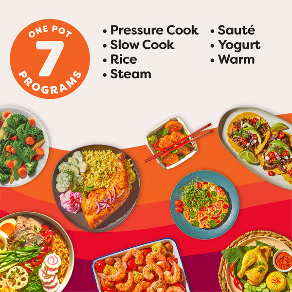 Instant Pot ® 4QT RIO™ Mini Multi-Cooker Black