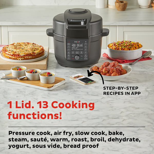 Instant Pot ® Duo™ Crisp™ 6.5QT With Ultimate Lid Smart Multi-Cooker And Air Fryer