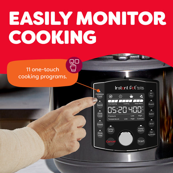 Instant Pot ® Pro™ Crisp & Air Fryer 8QT Multi-Use Pressure Cooker And Air Fryer